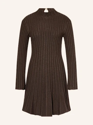 Maje Sukienka Z Dzianiny braun
