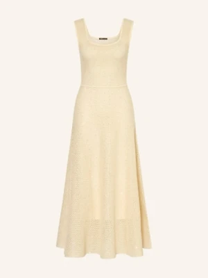 Maje Sukienka Z Dzianiny Z Cekinami I Błyszczącą Nicią gelb