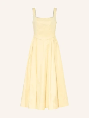 Maje Sukienka Z Kamieniami Ozdobnymi gelb