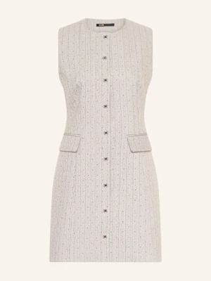 Maje Sukienka Z Ozdobnymi Kamykami grau