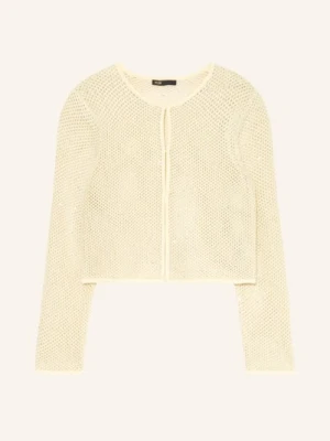Maje Sweter Z Błyszczącą Przędzą I Cekinami gelb