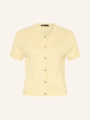 Maje Sweter Z Kamieniami Ozdobnymi gelb