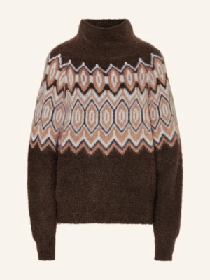 Maje Sweter Z Moheru braun