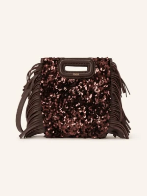 Maje Torebka Z Cekinami braun