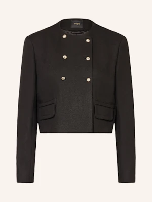 Maje Żakiet Pudełkowy schwarz