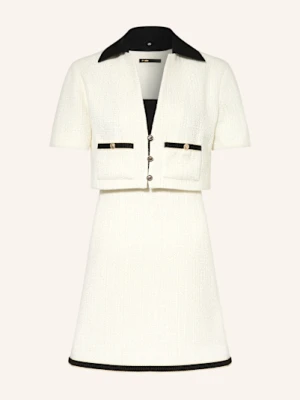 Maje Zestaw Ritanina: Blezer Bouclé I Sukienka Bouclé weiss