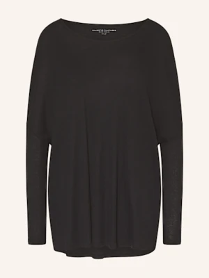 Majestic Filatures Koszulka Oversize Z Długim Rękawem schwarz