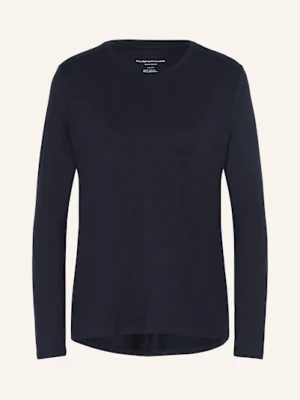 Majestic Filatures Koszulka Z Długim Rękawem blau