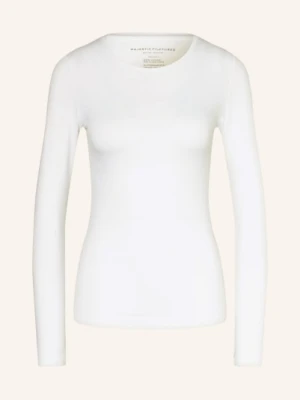 Majestic Filatures Koszulka Z Długim Rękawem weiss