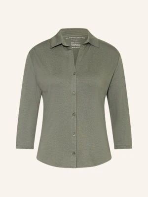 Majestic Filatures Krótka Koszula Z Rękawami 3/4 gruen