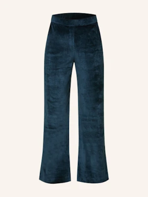 Majestic Filatures Spodnie Z Aksamitu blau