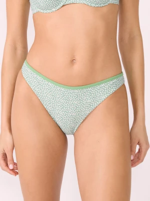 Majtki bikini dół od kwiecistego stroju kąpielowego Etam