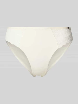 Majtki bikini o kroju slim fit z obszyciem koronką model ‘Initial’ SKINY