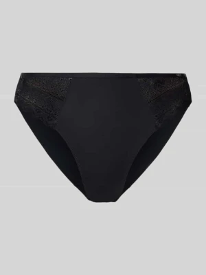 Majtki bikini o kroju slim fit z obszyciem koronką model ‘Initial’ SKINY