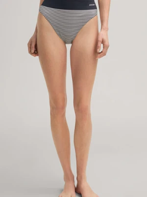 Majtki bikini w kolorze granatowym i złamanej bieli w paski Joop