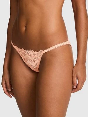 Majtki bikini z paseczkami PINK Wink Victoria's Secret
