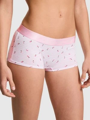 Majtki boyshort z logo Victoria's Secret