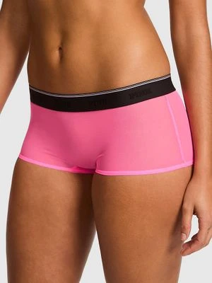 PINK Majtki boyshort z siateczką Victoria's Secret