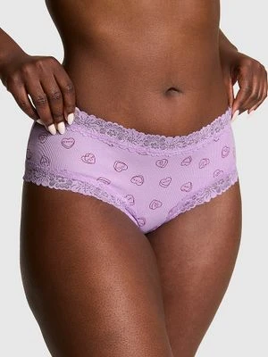 Majtki cheeky z koronką Wink Victoria's Secret