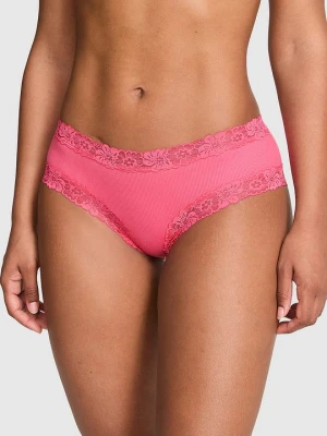 PINK Majtki cheeky z koronkowym wykończeniem PINK Wink Victoria's Secret