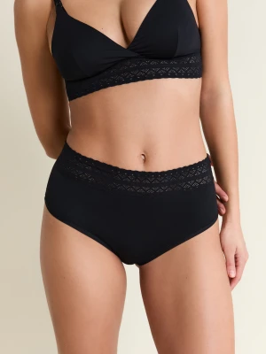 Majtki ciążowe midi z koronkowymi detalami Etam