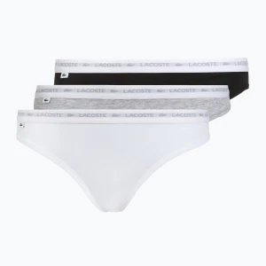 Majtki damskie Lacoste 8F1338 3 pary black/white/silver chine