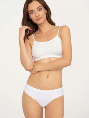 Majtki damskie typu bikini białe Gatta