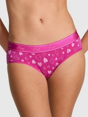 Majtki Hiphugger z Bawełny z Logo Victoria's Secret