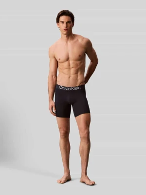 Majtki i obcisłe bokserki z mieszanka lyocellu w zestaw 3 szt. Calvin Klein Oliwkowy