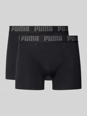 Majtki i obcisłe bokserki z mieszanki bawełny w zestaw 2 szt. Puma Czarny