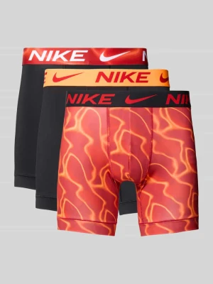 Majtki i obcisłe bokserki z technologia dri-fit model 'ESSENTIAL' w zestaw 3 szt. Nike Koralowy