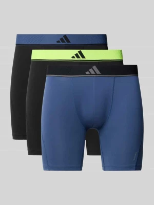 Majtki i obcisłe bokserki z wyhaftowanym logo w zestaw 3 szt. Adidas Żółty