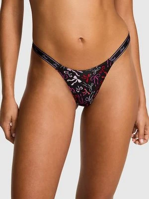 Majtki Logo Cotton High-Leg Micro Thong Victoria's Secret