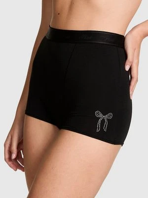Majtki Logo Cotton High-Waist Boyshort Victoria's Secret