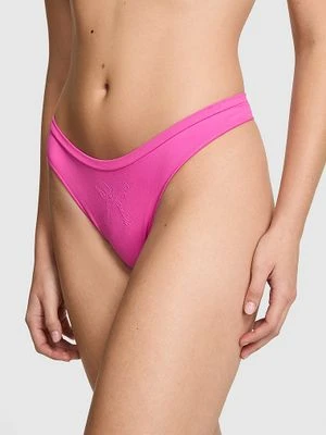 Majtki typu string z wysokim wycięciem bezszwowe Seamless Victoria's Secret