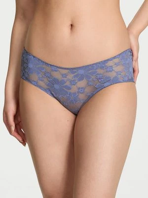 PINK Majtki Wink Sequin Lace Strappy Cheeky Victoria's Secret