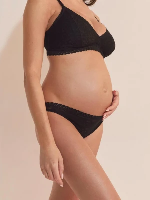 Majtki z bawełny i koronki Etam