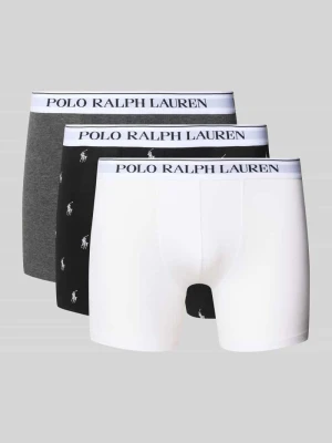 Majtki z elastycznym paskiem z logo w zestawie 3 szt. Polo Ralph Lauren Underwear
