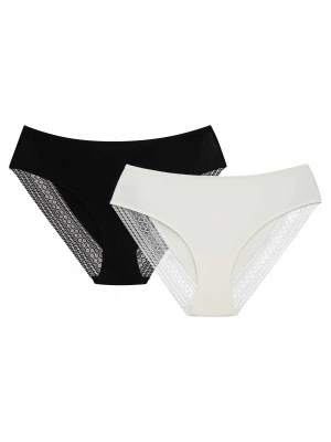 Majtki z wysokim stanem Parija (Dwupak) Esotiq