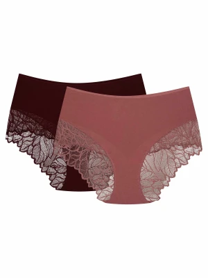 Majtki z wysokim stanem Pinky (Dwupak) Esotiq
