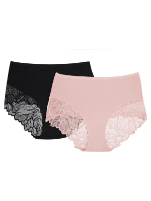 Majtki z wysokim stanem Pinky (Dwupak) Esotiq