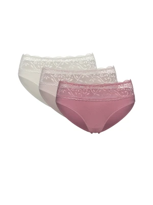 Majtki z wysokim stanem Plum (Dwupak) Esotiq