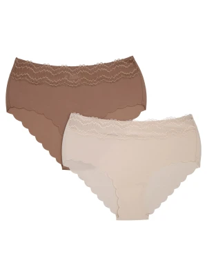 Majtki z wysokim stanem Pola (Dwupak) Esotiq