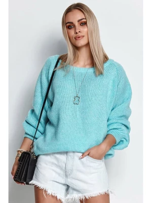 Makadamia Sweter w kolorze błękitnym rozmiar: onesize