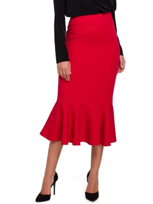 Makover Spódnica w kolorze czerwonym rozmiar: M