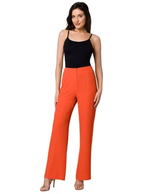 Makover Spodnie w kolorze pomarańczowym rozmiar: L