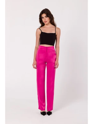 Makover Spodnie w kolorze różowym rozmiar: L