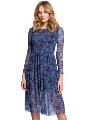 Makover Sukienka w kolorze niebieskim rozmiar: XL