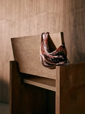 Mała apaszka z jedwabiu w łączone wzory TARANKO