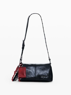 Mała błyszcząca torba z zawieszką Desigual